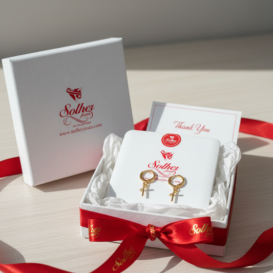 Argollas Cruz M Gold.