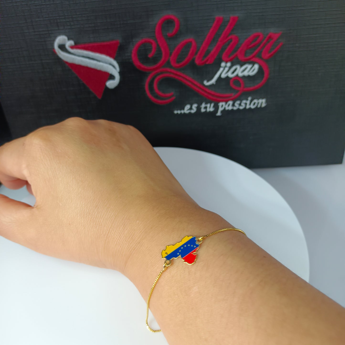 Pulsera  Venezuela Gold.