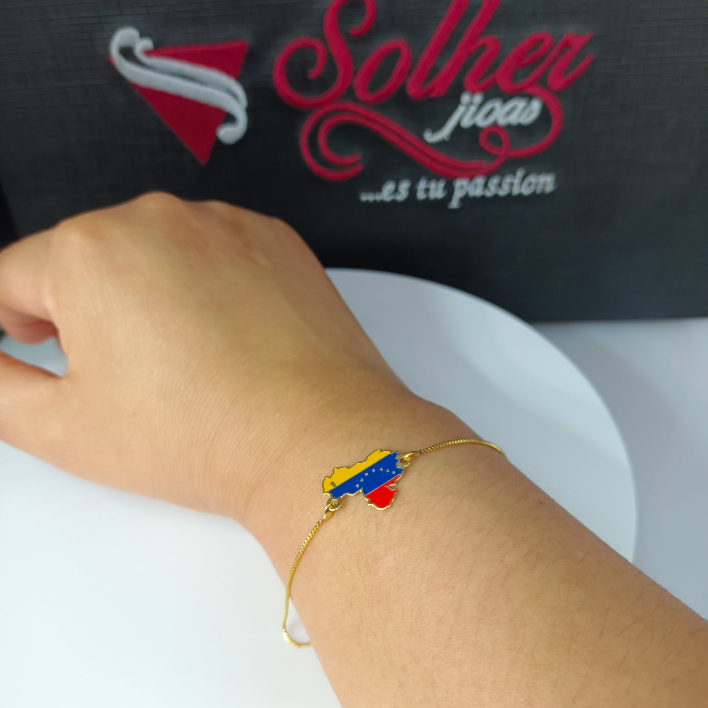 Pulsera  Venezuela Gold.