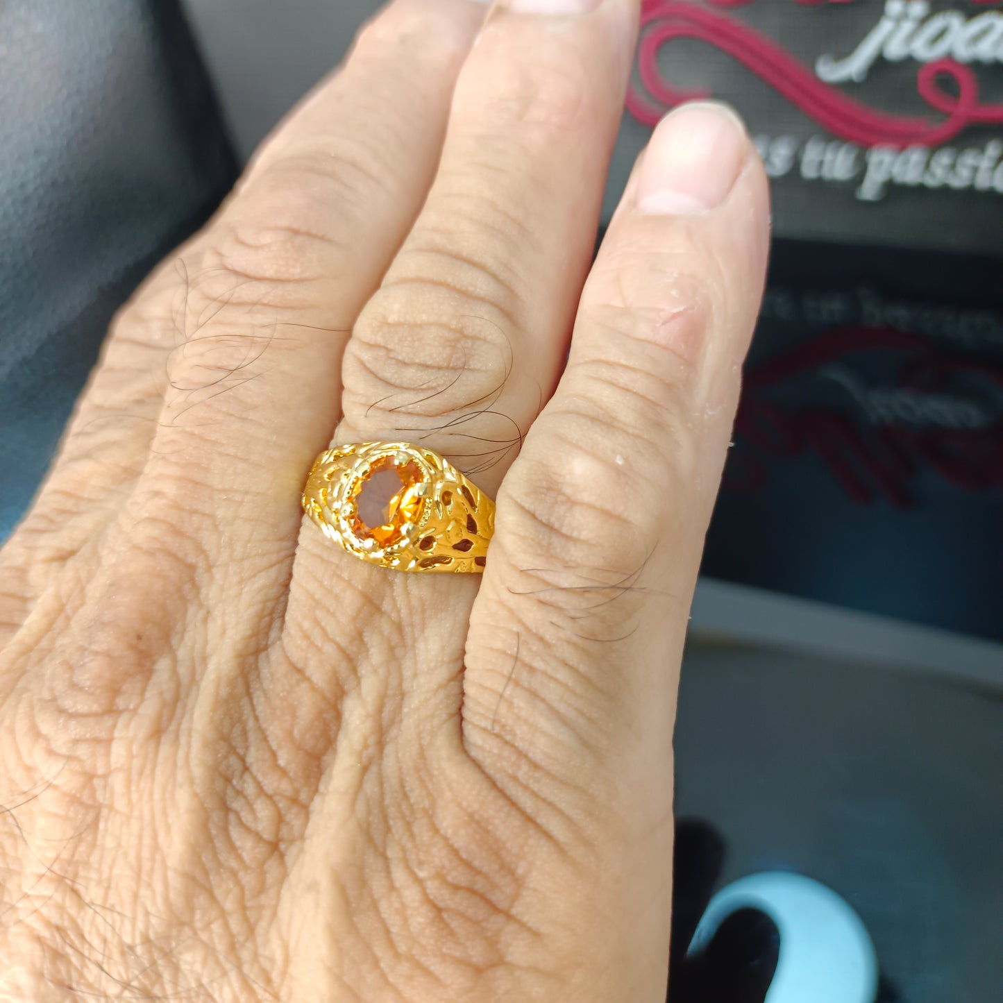 Anillo Laberinto Topac Gold