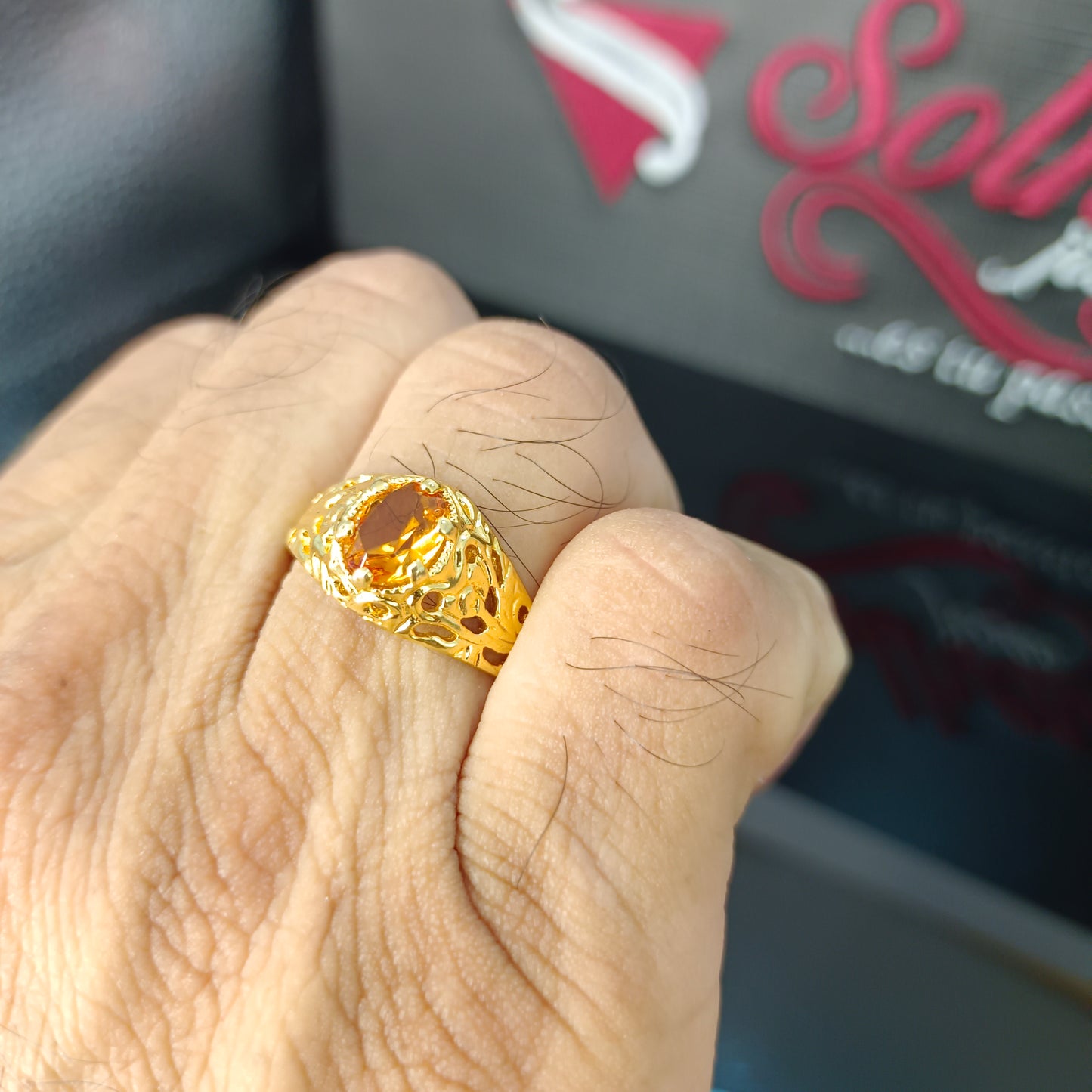 Anillo Laberinto Topac Gold