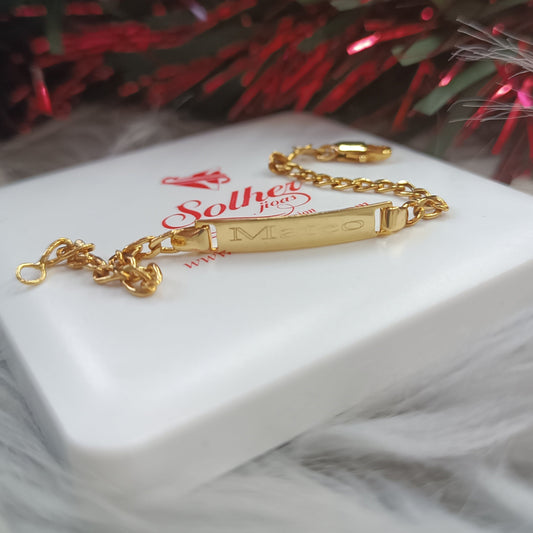 Pulsera personalizado Gold.