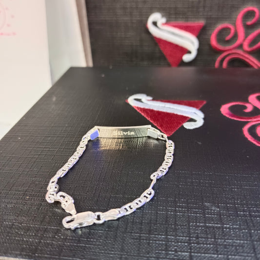 Pulseras para Personalizar Plata