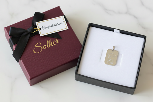 Colgante placa para personalizado plata