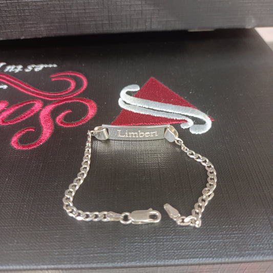Pulsera para Personalizar Tejido  Cubano 2 ml Plata