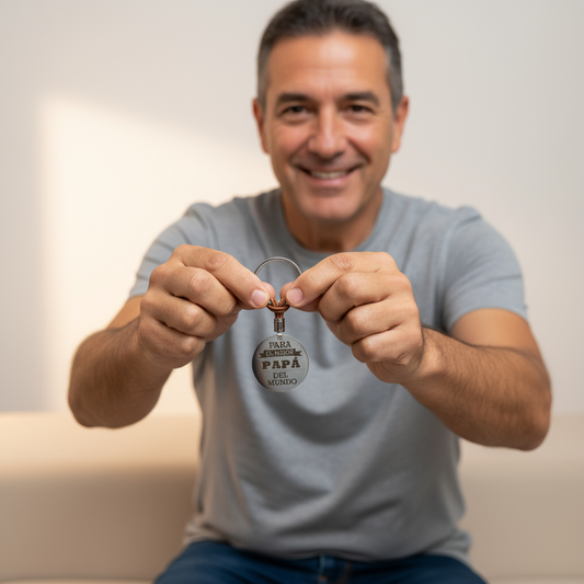 Llavero Para El mejor papá del Mundo.