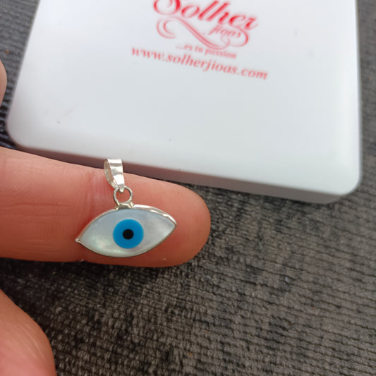 Colgante Ojo Turco OVAL   👁️ Silver