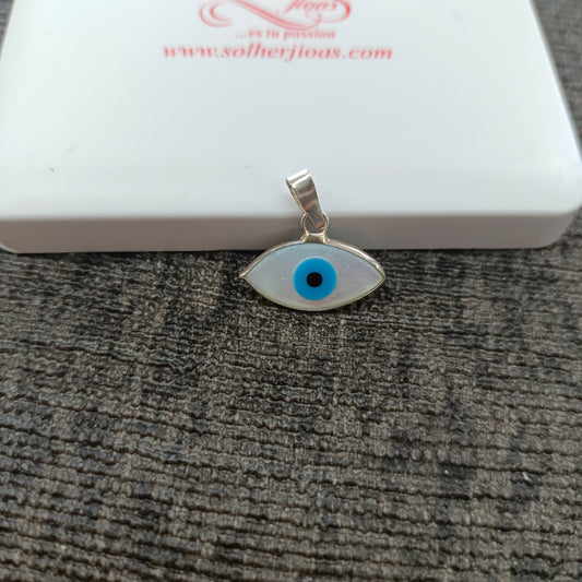 Colgante Ojo Turco OVAL   👁️ Silver