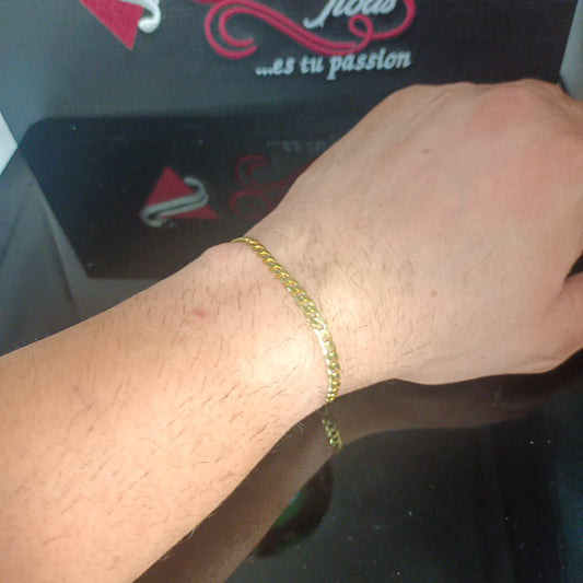 Pulsera Tejido Cubano  Silver and Gold.
