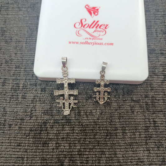 Colgante Cruz  Caravaca Silver T:M