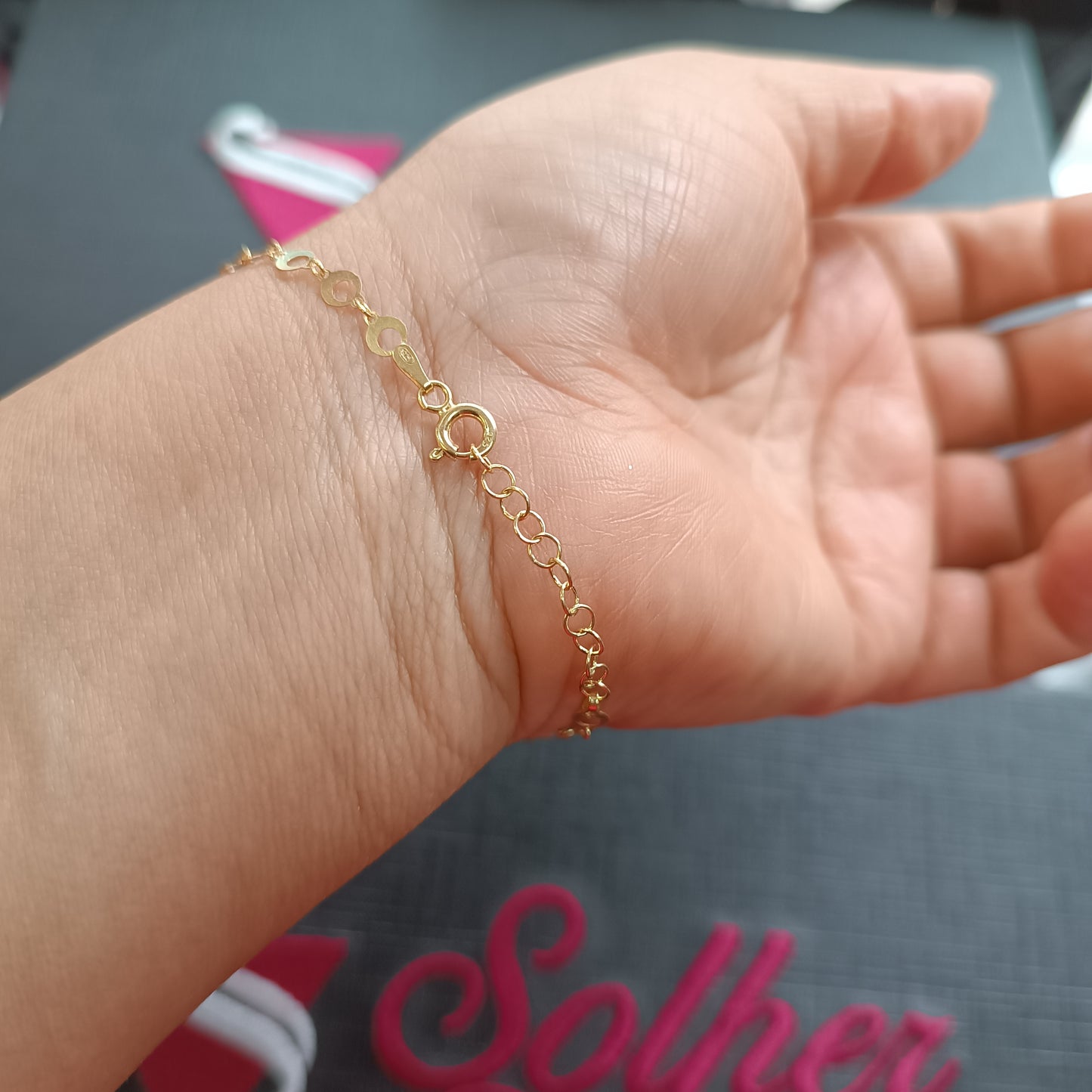 Pulsera Mini circuito Gold