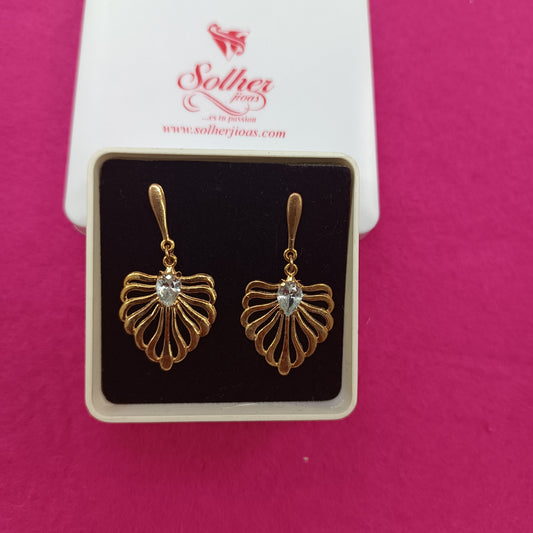 Pendiente Plamera Gold.
