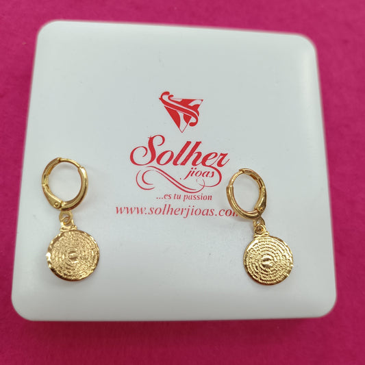 Pendientes Padre Nuestro Gold