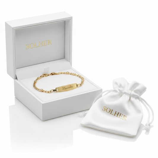 Pulsera Personalizado  unisex en 100% Oro de 18 Kl.