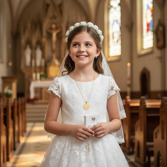 Cadena con colgante Oval T. L  Personalizado