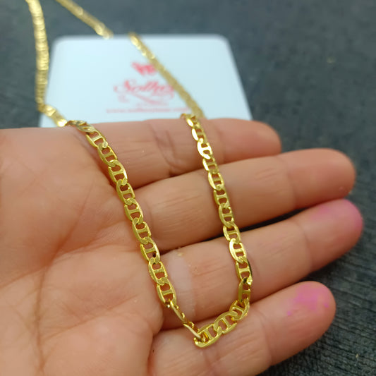 cadena  ancla 100%  Oro de 18 kt.