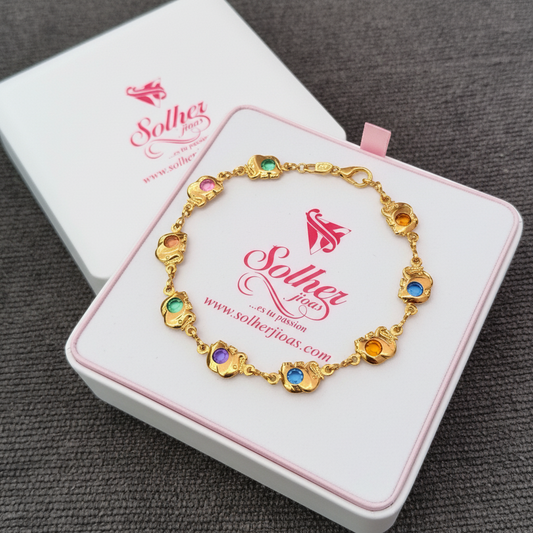 Tobillera Elefante Gold.