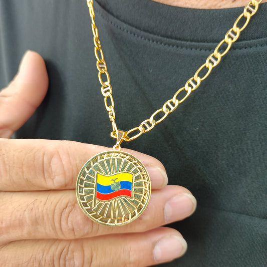 Cadena con Medalla L🏅 Ecuador 🇪🇨