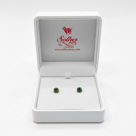 Pendientes Circón Peridot.