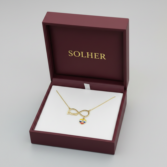 Collar infinito ♾️ Como " Mama Ecuatoriana " 💝 Gold.