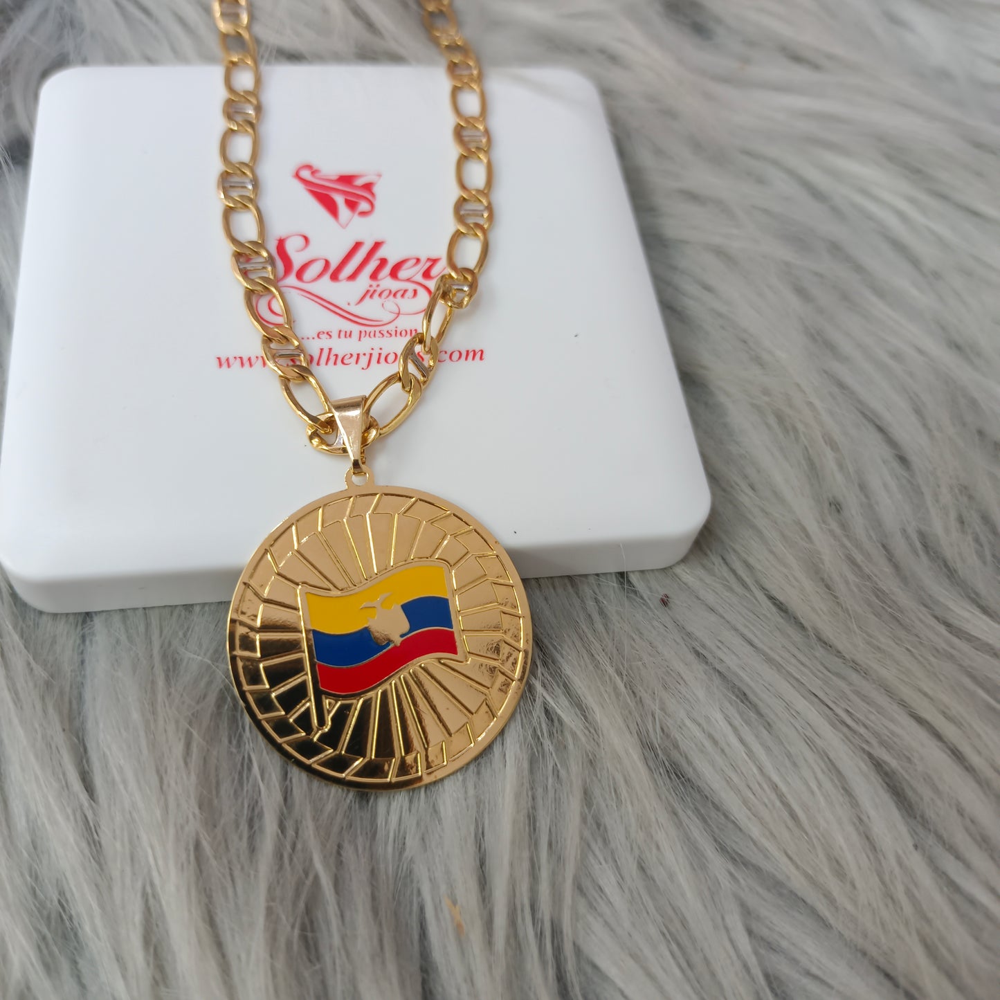 Cadena con Medalla L🏅 Ecuador 🇪🇨