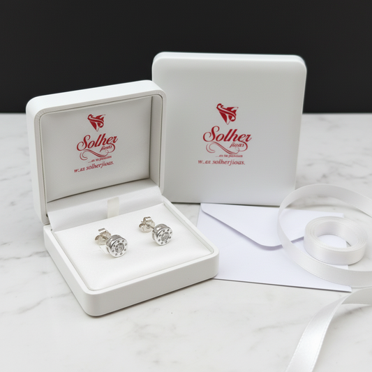 Pendientes  Circón con circonitas mini   Silver.