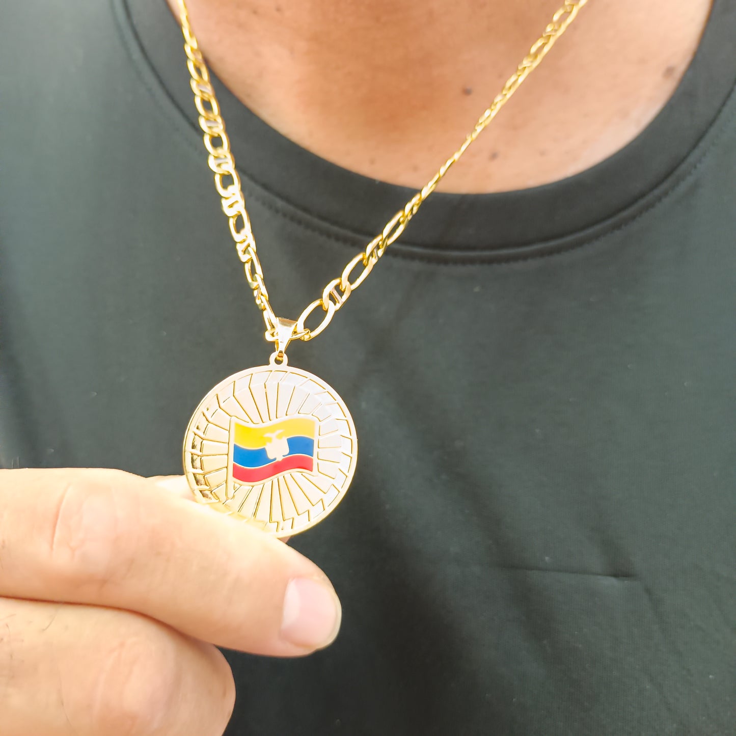 Cadena con Medalla L🏅 Ecuador 🇪🇨