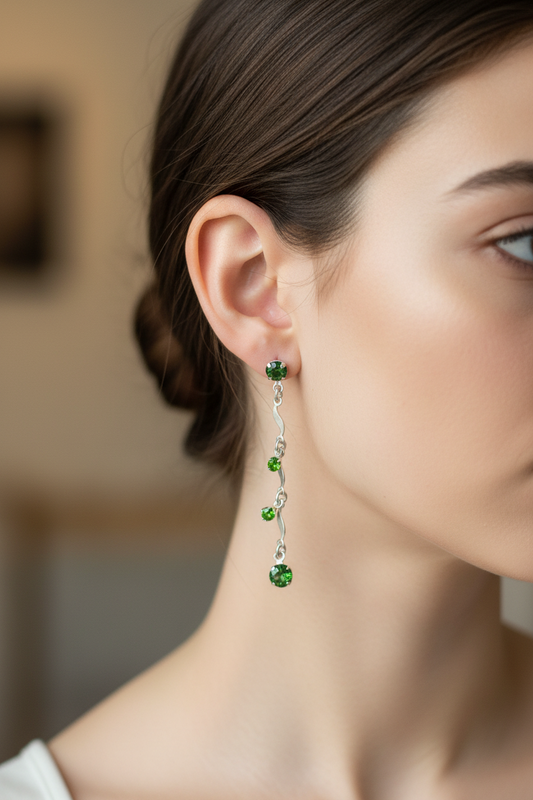 Pendientes Peritodo Silver.