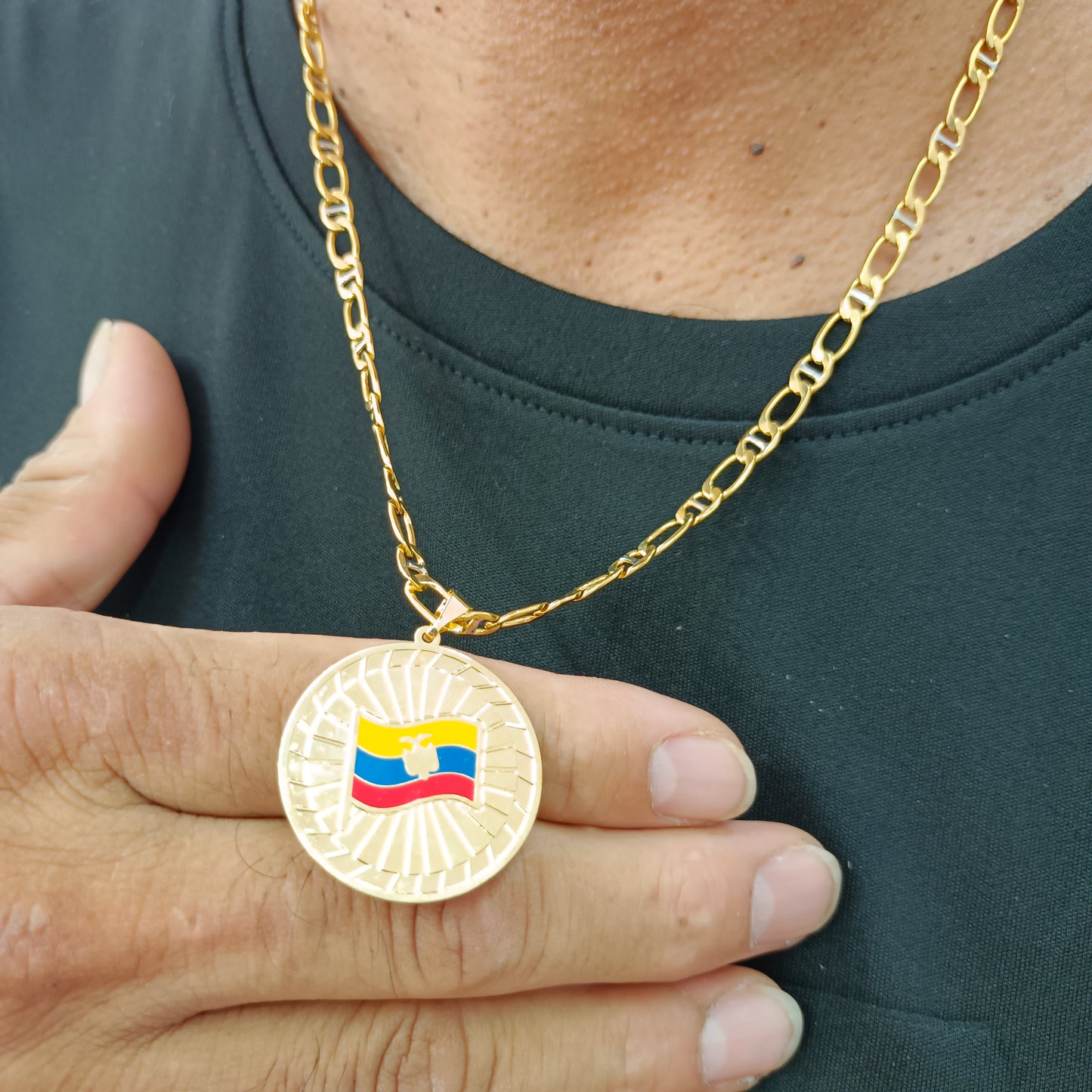 Cadena con Medalla L🏅 Ecuador 🇪🇨