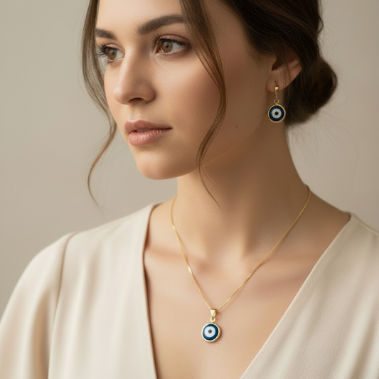 Conjunto  OJO TURCO Gold .