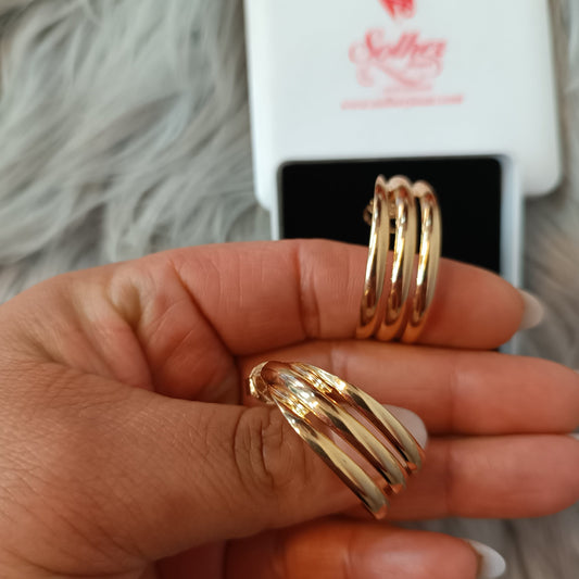 Argollas soy Empoderada Gold