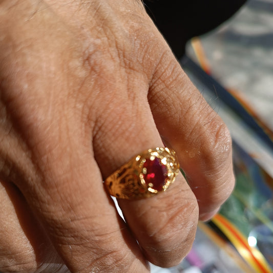 Anillo San Jordi con Piedra Swaroki