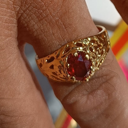 Anillo San Jordi con Piedra Swaroki